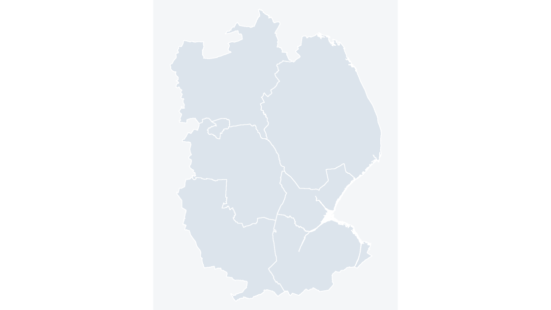 Lincolnshire Districts map preview