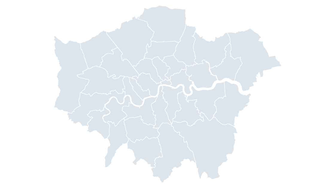 London Boroughs map preview