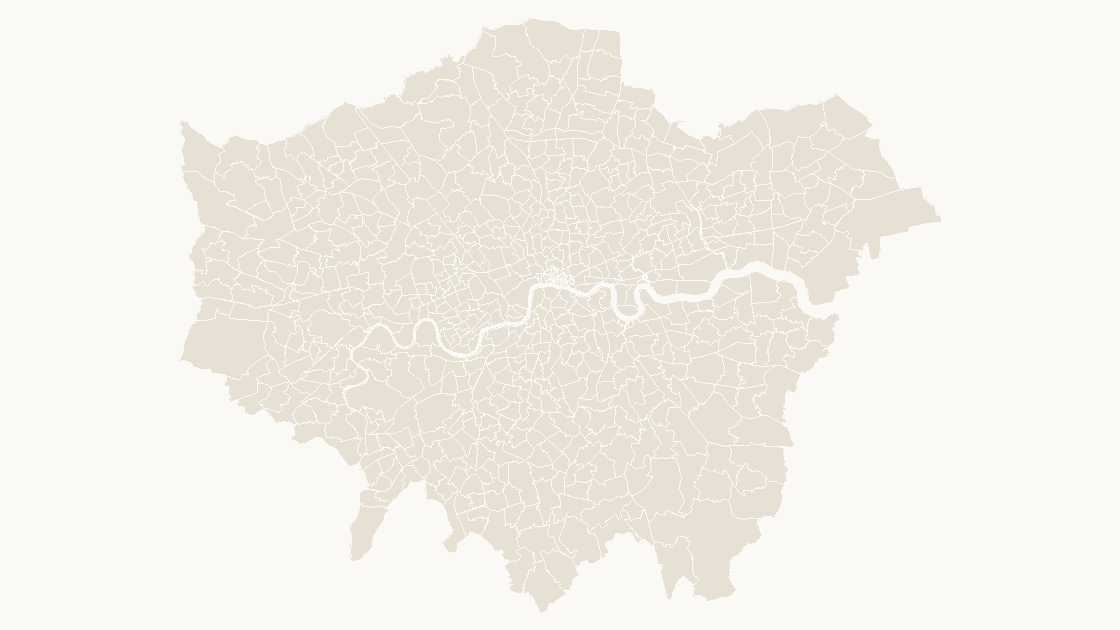 London Wards map preview in the editorial theme