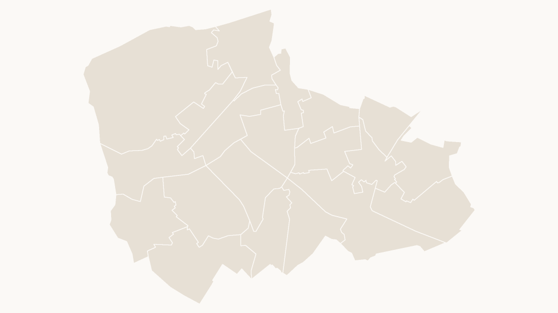 Merton Wards map preview in the editorial theme