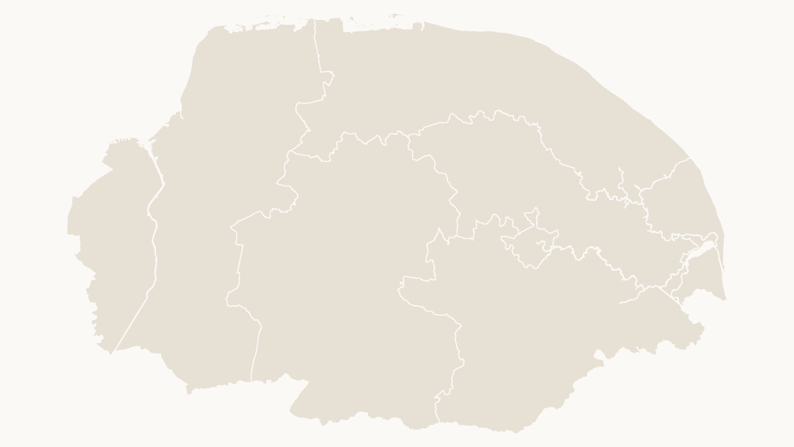 Norfolk Districts map preview in the editorial theme