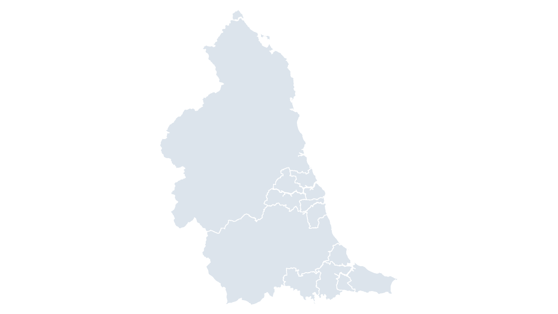 North East Local Authority Districts map preview
