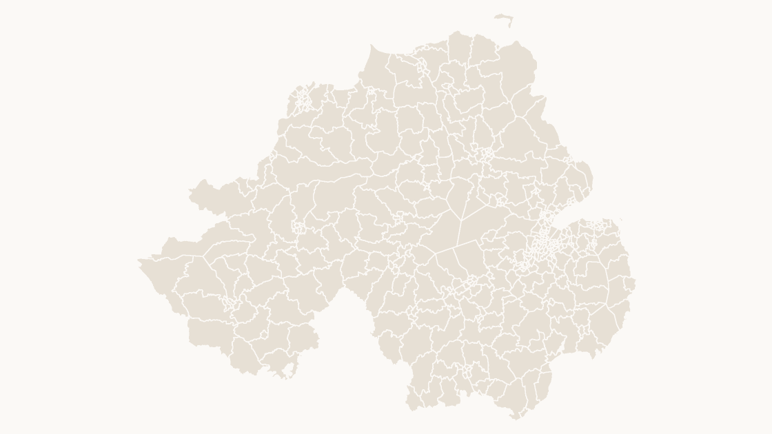 Northern Ireland Wards map preview in the editorial theme