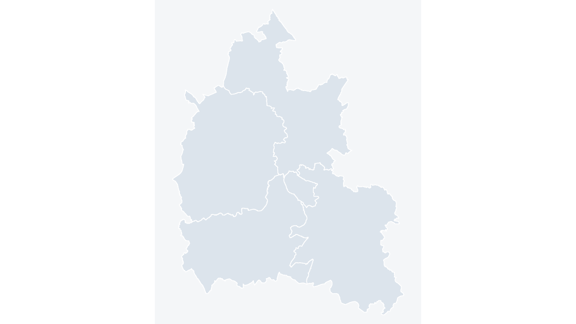 Oxfordshire Districts map preview