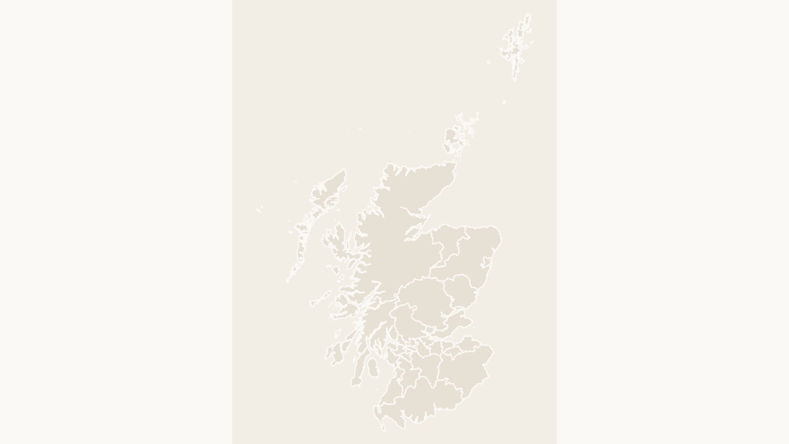 Scotland Council Areas map preview in the editorial theme