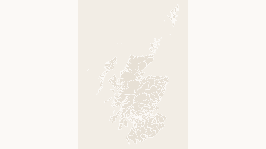 Scotland Wards map preview in the editorial theme