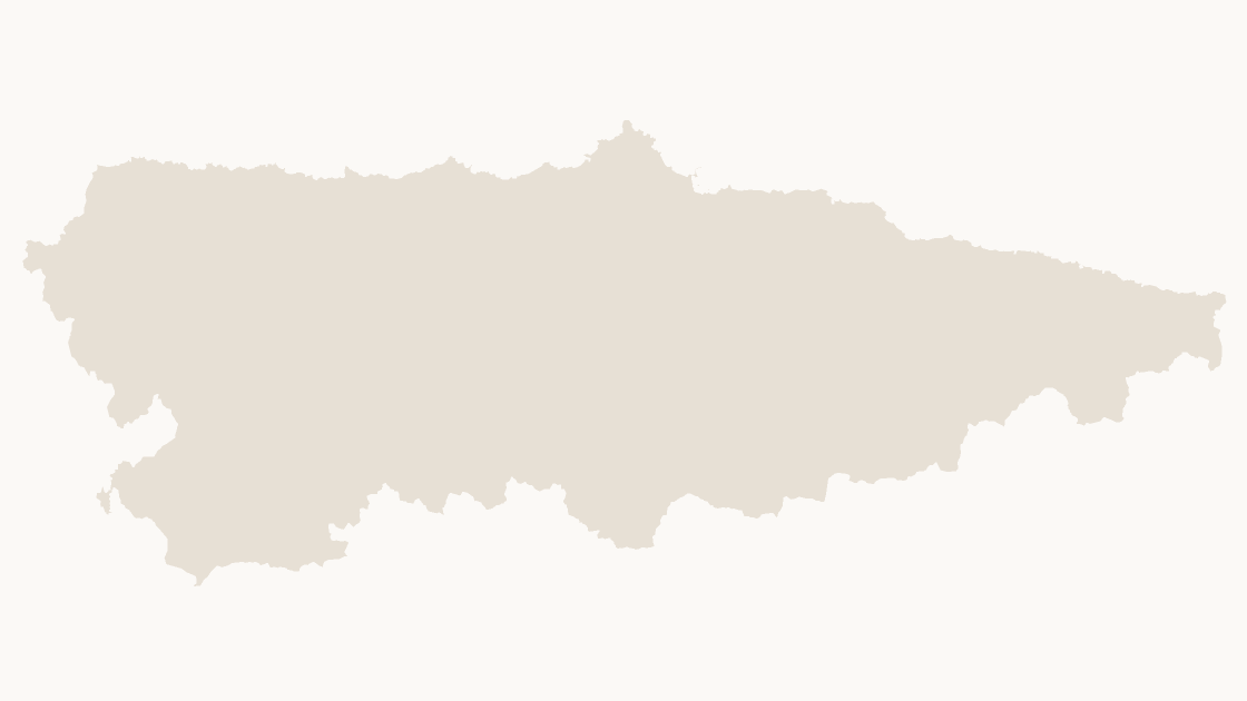 Asturias Provinces map preview in the editorial theme