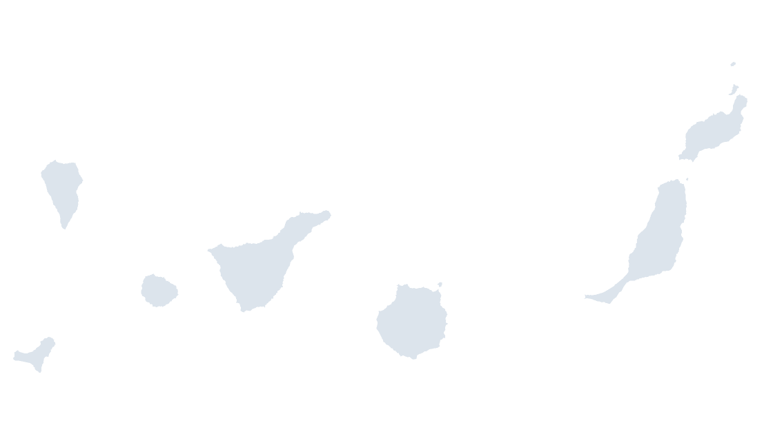 Canary Islands Provinces map preview
