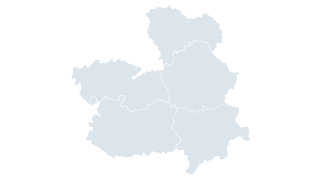 Castilla-La Mancha Provinces map preview