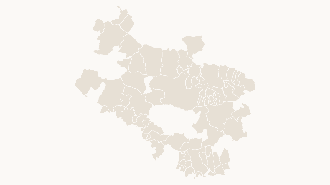 Álava Municipalities map preview in the editorial theme