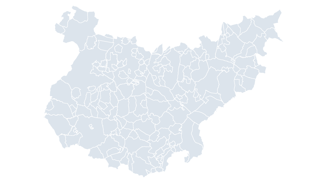 Badajoz Municipalities map preview