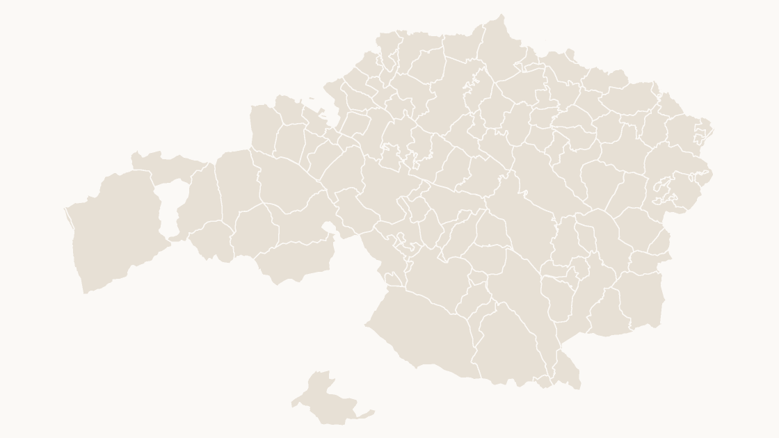 Biscay Municipalities map preview in the editorial theme