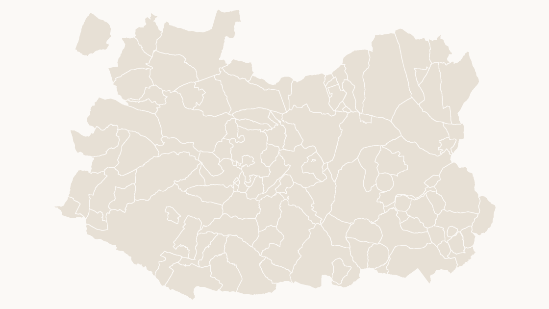 Ciudad Real Municipalities map preview in the editorial theme