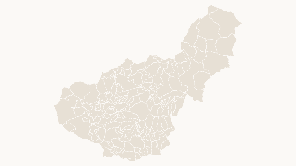 Granada Municipalities map preview in the editorial theme