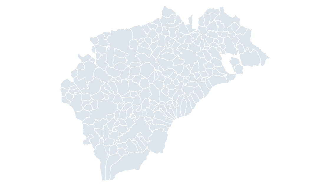 Segovia Municipalities map preview