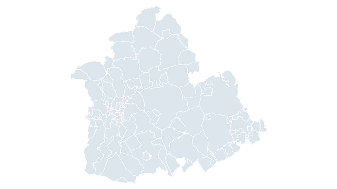 Seville Municipalities map preview
