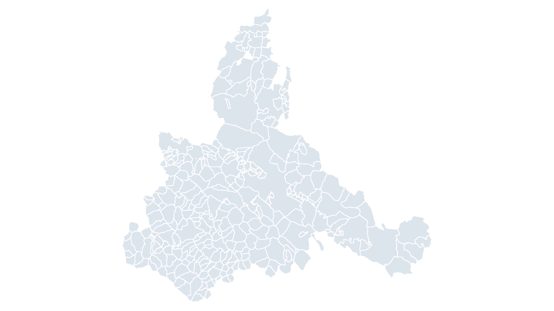 Zaragoza Municipalities map preview