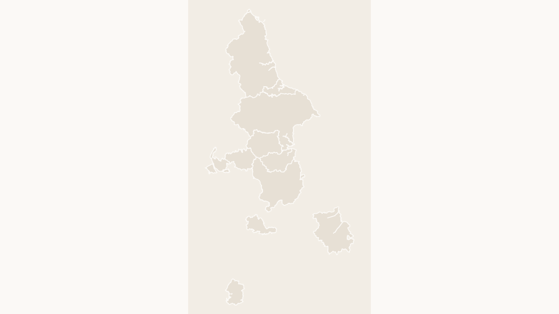 England Combined Authorities map preview in the editorial theme
