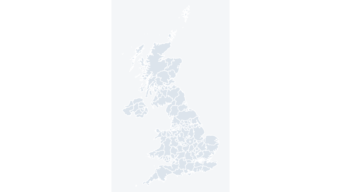 United Kingdom Counties & Unitary Authorities map preview