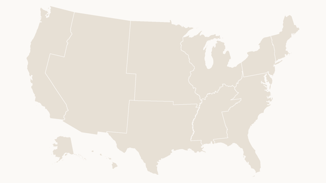 United States Census Divisions map preview in the editorial theme