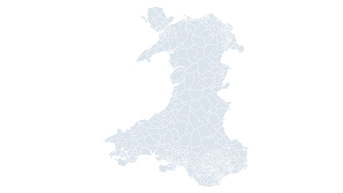 Wales Wards map preview