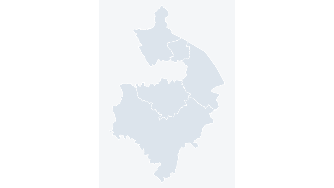 Warwickshire Districts map preview